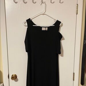 Chico's Elegant Black Off-Shoulder Dress